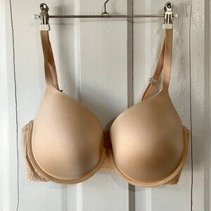 Auden Women's Daydream Light Lift Demi T-Shirt Bra Beige 36DDD
